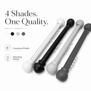 <span class=keywords><strong>Tringle</strong></span> à rideaux coulissante moderne en alliage d'aluminium Botai BT-2611, simple/double, <span class=keywords><strong>fixation</strong></span> latérale, longueur personnalisable, durable - Product Image 5