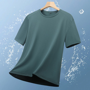 T-shirt Sportiva in Nylon Spandex 200G, Tessuto Berliner, Protezione Solare, Asciugatura Rapida, Vestibilità Comoda per Palestra e Corsa, Unisex - Product Image 2