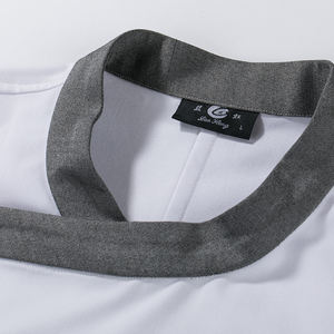 Vêtements <span class=keywords><strong>de</strong></span> cuisine pour chef pâtissier, uniforme <span class=keywords><strong>de</strong></span> chef, veste à manches longues, hôtel, restaurant, pour femmes et hommes, vêtements <span class=keywords><strong>de</strong></span> cuisine en gros, hauts - Product Image 4