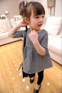 Ropa Infantil Exclusiva, Vestido de Muñeca a Cuadros para Niñas - Product Image 3