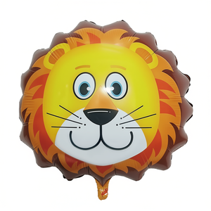 Ballon en aluminium Lion Amour de fête 57 cm, décoration animée pour fête d'anniversaire - Product Image 1