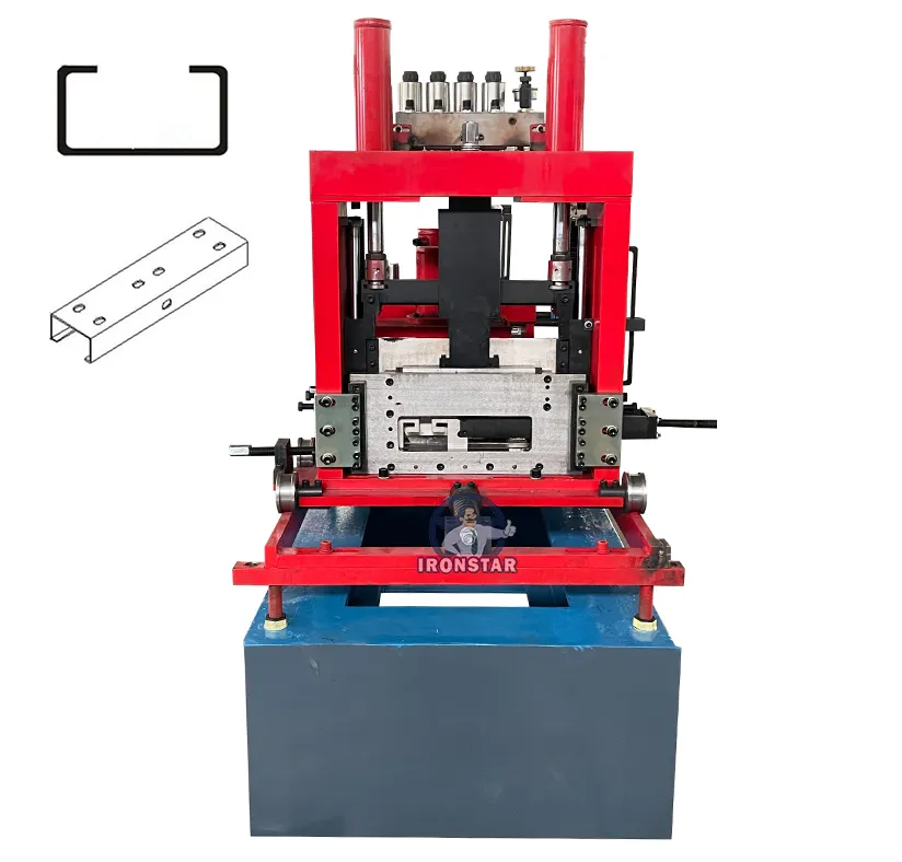 2024 Jaar Hete Verkoop C Z Gording Rolvormmachine C Z Stalen Frame Koudwalsen Vormmachine