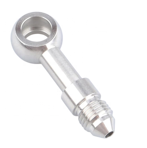 Services d'usinage CNC de précision, <span class=keywords><strong>banjo</strong></span> long en acier inoxydable sur mesure avec double extrémité 3AN - Product Image 5