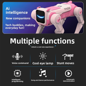 Cane Robot Giocattolo con Controllo Vocale Remoto <span class=keywords><strong>AI</strong></span>, Elettronico, Educativo, Intelligente, Interattivo, Smart, in Plastica - Product Image 1