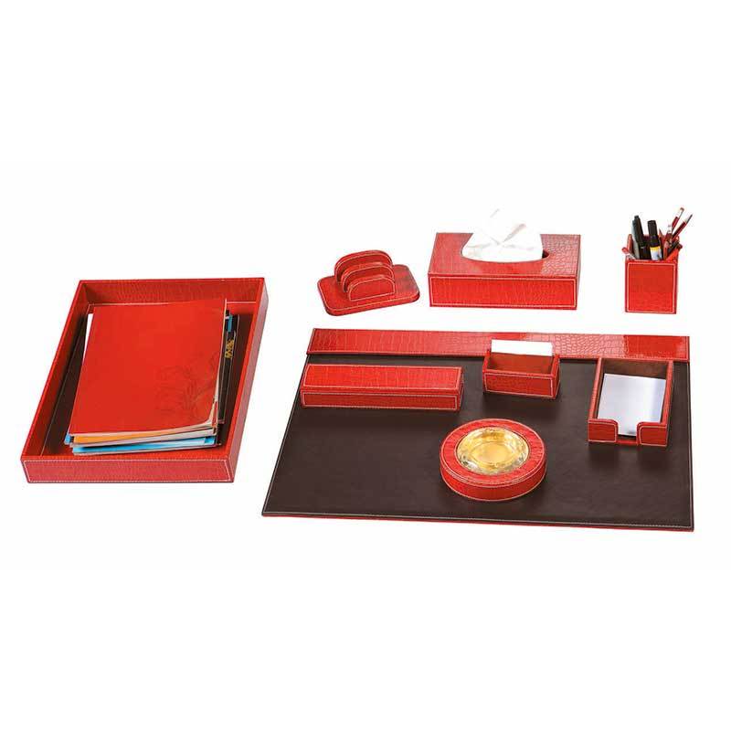 New executable PU leather stationery set office