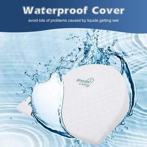 <span class=keywords><strong>Almohada</strong></span> de <span class=keywords><strong>cuña</strong></span> BBK para bebé recién nacido, inclinada, impermeable, de espuma viscoelástica, desechable, con funda extraíble, ecológica - Product Image 3