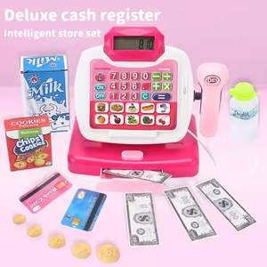 Luckytoys Pretend Play Mini-Supermarkts Smulation Registrier Kasse Spielzeugset Caja Regis Tr Adora Registrier Kasse Spielzeug - Product Image 3