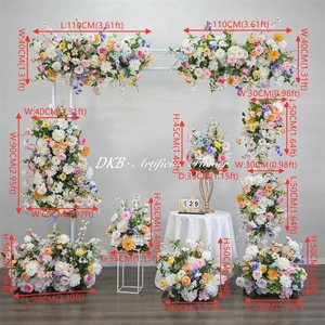 Arco de Rosas para Boda, Arreglo Floral para Arco de Boda, Decoración de Arco de Flores Artificiales de Seda - Product Image 2