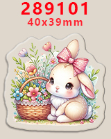 Transparent Flatback Resin Wholesale for Mobile Case Keychain DIY Craft Decoration <strong>Easter</strong> <strong>Ribbon</strong> 10pcs - Product Image 5
