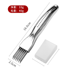 Handheld Kitchen Gadget Tool Metal Steel PC Manual Operation Cutter Slicer Peeler <b>Chopper</b> Shredder for <b>Vegetables</b> Fruits Onions - Product Image 5