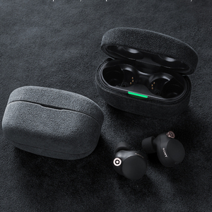 Daim classique pour étui <span class=keywords><strong>WF</strong></span>-<span class=keywords><strong>1000XM4</strong></span> Alcantara <span class=keywords><strong>Sony</strong></span> personnalisé pour étui <span class=keywords><strong>sony</strong></span> wf1000xm5 - Product Image 1