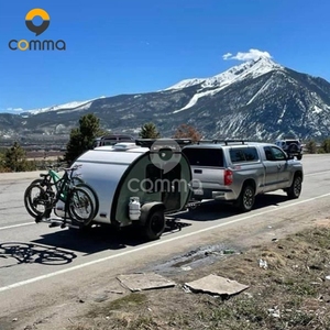 Casa rodante de un dormitorio, caravana Pop-Up, Mini Camper con soporte - Product Image 2