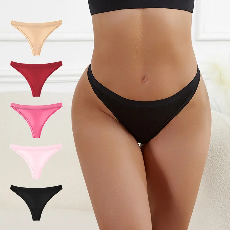 New Arrival Style Ladies Cotton Thongs Girls low waist thongs manufacturers direct sales of women's underwear g string