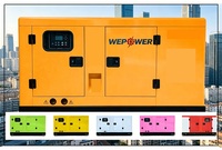 Groupe électrogène diesel super silencieux 20kw 30kw 50kw 60kw 80kw 100kw 125kva 40kw 200kva 40kva 50kva 60kva 80kw 100kva pour usage domestique