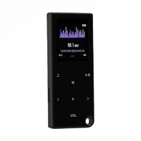 Lecteur MP3 tactile transfrontalier en métal, lecteur MP4, édition étudiante, radio HiFi sans perte, USB, audio et vidéo direct pour voiture