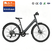 Vélo Électrique Urbain 27,5'' en Stock UE/US, Moteur Brushless 250W, Batterie Lithium 10,4Ah, Cadre en Aluminium, Freins à Disque Hydrauliques, Fonctionnalités Intelligentes Intégrées