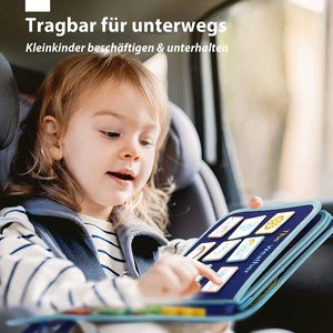 Juguete Sensorial Montessori para Bebés, Tableros de Actividades para Viajes, <span class=keywords><strong>Libros</strong></span> Sensoriales de Fieltro, de <span class=keywords><strong>1</strong></span> a 5 Años, Juguete Educativo para Niños y Niñas - Product Image 5
