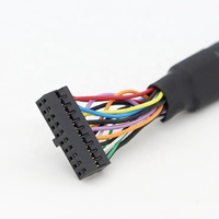Perno de bloqueo de tornillo Dual USB 3,0 Tipo a Cable de montaje en panel hembra con conector Molex