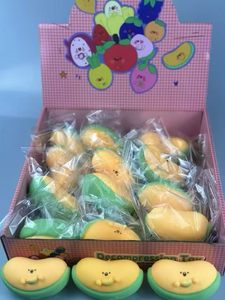 Squeezable Squishy Cartoon Bun <b>Ball</b> Other Fruit Vegetable <b>Squeeze</b> Toys Soft Sensory Stress Relief Fidget Toy Box - Product Image 2