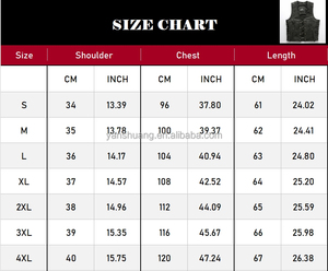 Gilet in vera pelle da motociclista quattro stagioni cappotto da esterno con catena in acciaio con giacche senza maniche da <span class=keywords><strong>uomo</strong></span> - Product Image 6