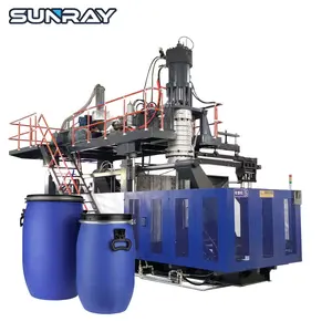 55 Gallon Plastic Drummachine Voor 200 Liter Hdpe Drum Making Machine Voor 200 Liter Blauwe Drum Extrusie Blaasvormmachine