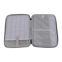 Funda para Portátil de PU con Bordado Personalizado para 13-14 Pulgadas, Bolsa para Computadora con Múltiples Bolsillos, Resistente a Arañazos e Impermeable para Pedidos al por Mayor