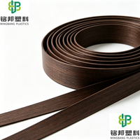 Bande de chant PVC écologique de qualité supérieure, personnalisable, multicolore, pour meubles en bois, panneaux de porte et revêtement de chants de panneaux de particules