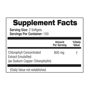 Özel etiket için klorofil Softgel Vegan doğal organik saf klorofil özü Softgel kapsül - Product Image 2