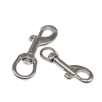 Boulon pivotant rond en acier inoxydable 316 de 80 mm avec clip porte-clés pour bateau, équipement de plongée