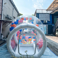 Dôme Gonflable de Fête Maison Bulle Géante Transparente Tente Bulle Gonflable Transparente Maison Ballons Bulles Gonflables