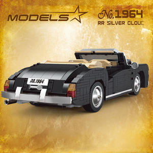 10006 Clásico para Modelo de Auto Deportivo, Bloques de Construcción de Plástico ABS de Partículas Pequeñas para Niños, Juguete de Ensamblaje Manual - Product Image 2