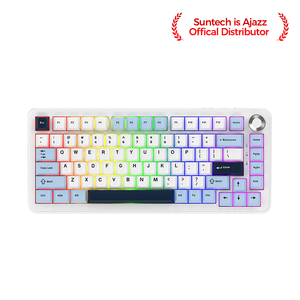 Clavier mécanique DIY Ak820 Plus Daydream Switch (bleu-blanc-marine d'usine) Tri-mode RGB - Product Image 4