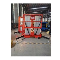 4m 6m 8m 10m 12m Échelle de levage personnel Simple un mât Ascenseur électrique en alliage d'aluminium pour homme