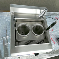 Cuisinières à nouilles efficaces pour usage commercial, modèle RKMF-T202, en acier inoxydable, fournies par l'usine