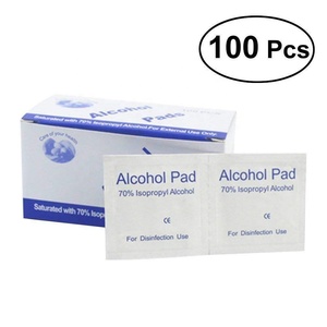 Toallitas Desinfectantes Estériles Desechables de Algodón con 70% de <span class=keywords><strong>Alcohol</strong></span>, Tamaño Viaje, en Caja, Bolsa de Aluminio, CE, OEM, Personalizadas, Venta al Por Mayor - Product Image 3
