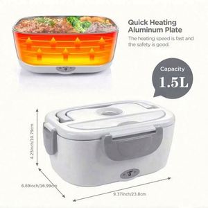 Lonchera Eléctrica Portátil con Calefacción de Acero Inoxidable para Cocina Interior, 12V/24V/110V/220V, de Fábrica Cooperativa Ama-zon - Product Image 5