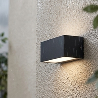 Applique murale LED extérieure 12W PW2300 IP65 étanche en PC, éclairage LED SMD à montage en surface pour balcon extérieur, allées et bâtiments