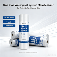 Großhandel Verstärkte PVC-Wasserdichte Membran Anti-UV Baumaterialien für Industriedächer