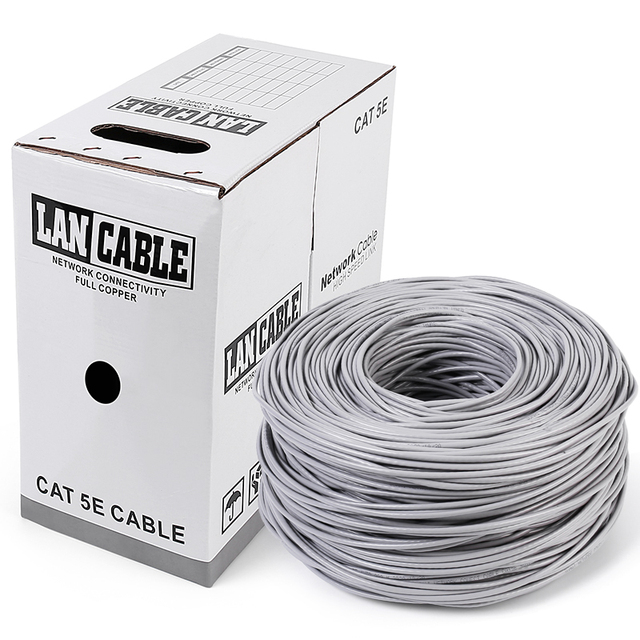 Cat 5/Cat5e Network Cable 305m UTP Cat5 E Ethernet Communication Cable for Office & Home Use