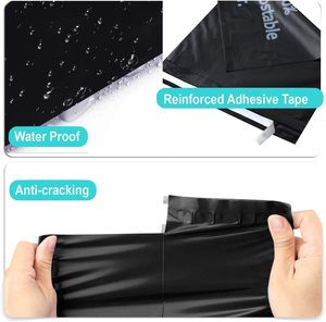 Sobres Compostables Negros, Bolsas de Envío Ecológicas, Impermeables, Elásticas y Autosellables - Product Image 5
