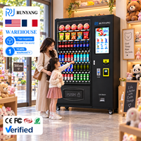 Distributeur automatique de boissons et d'aliments RUNYANG avec écran tactile intelligent et monnayeur intégré