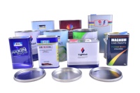 Kontainer Timah Hermetis dengan Lapisan Anti-Karat dan Finishing Matte untuk Kemasan Bahan Kimia Intermediet dengan Segel Tarik-Tarikan