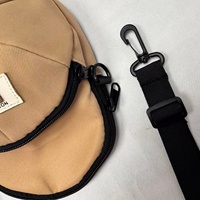 Sac bandoulière mini en toile unisexe, pochette polyvalente pour téléphone, sac de poitrine de voyage