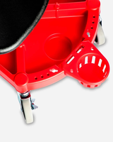 Tabouret de mécanicien en plastique durable, siège roulant pour le detailing automobile avec outils, outil de réparation de carrosserie automobile