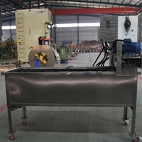 Vollautomatische elektrische Honigwaben-Entdeckelungsmaschine für Imker, 180 Stück/h, 220V, 304 Edelstahl, professionelle Bienenstock-Rollen-Entdeckelungsmaschine