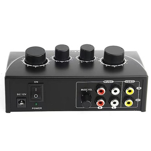 เครื่องผสมมินิเครื่องผสมมิกซ์เสียงรีเวิร์บเครื่องขยายเสียงคาราโอเกะสำหรับใช้ในบ้าน - Product Image 3