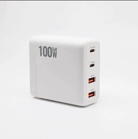 Kit de chargeur GaN 100W avec ports USB multiples, charge super rapide, tension 5V-20V, garantie de 4 ans pour téléphones et tablettes