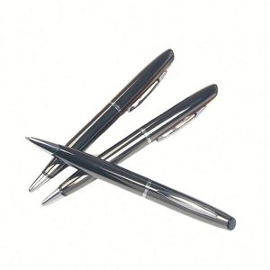 High Quality Custom Logo Promotional 1.0 mm Writing Width Ballpoint <b>Pen</b> Gun Gray Metal Material Stylish New Design Business - Product Image 4