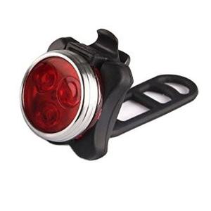 Ensemble de feux de vélo à LED alimentés par batterie pour le <span class=keywords><strong>camping</strong></span>, phare avant et feu arrière, étanche et lumineux - Product Image 4