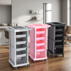 Modern 4-Drawer Rolling <b>Tool</b> Cart Hair Wholesale Beauty Salon Furniture Living Room Bedroom Bathroom Hairdressing Salon <b>Trolley</b> - Product Image 1